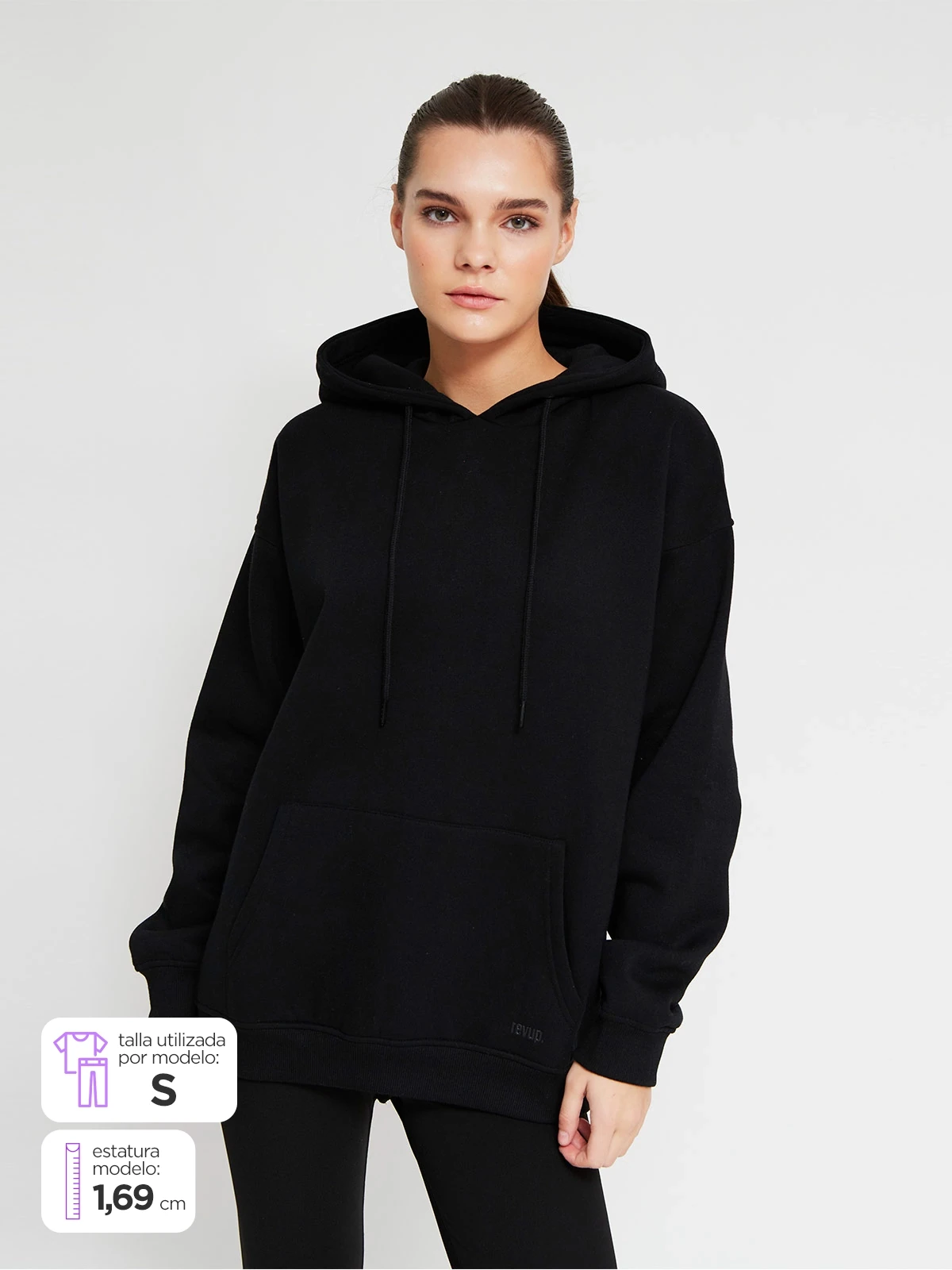 POLERA HOODIE MUJER REVUP - 1