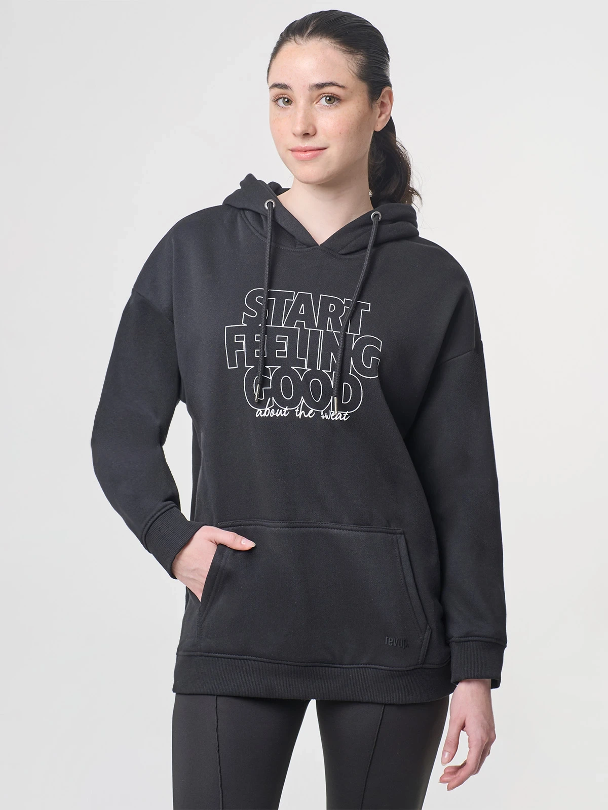 POLERA HOODIE MUJER REVUP - 1