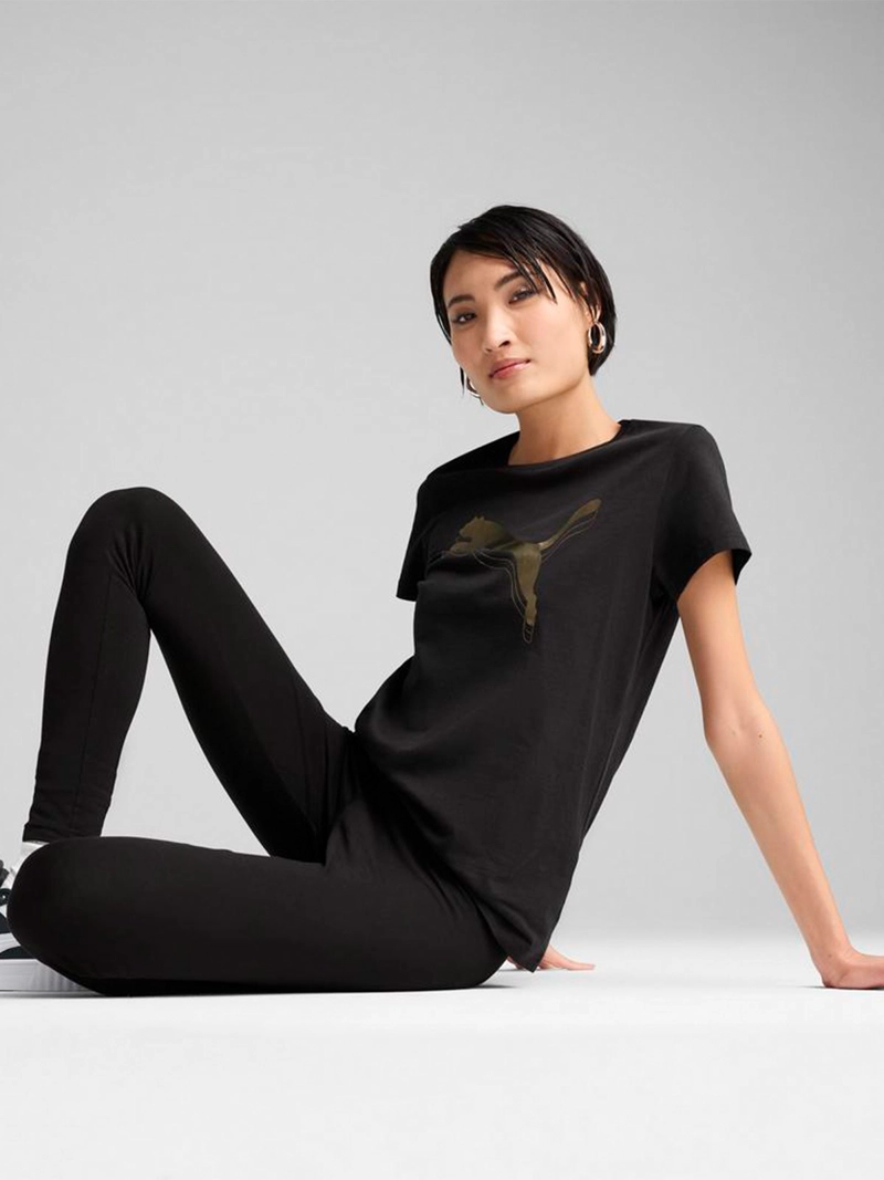 POLO MANGA CORTA MUJER PUMA ESS METALLIC - 3