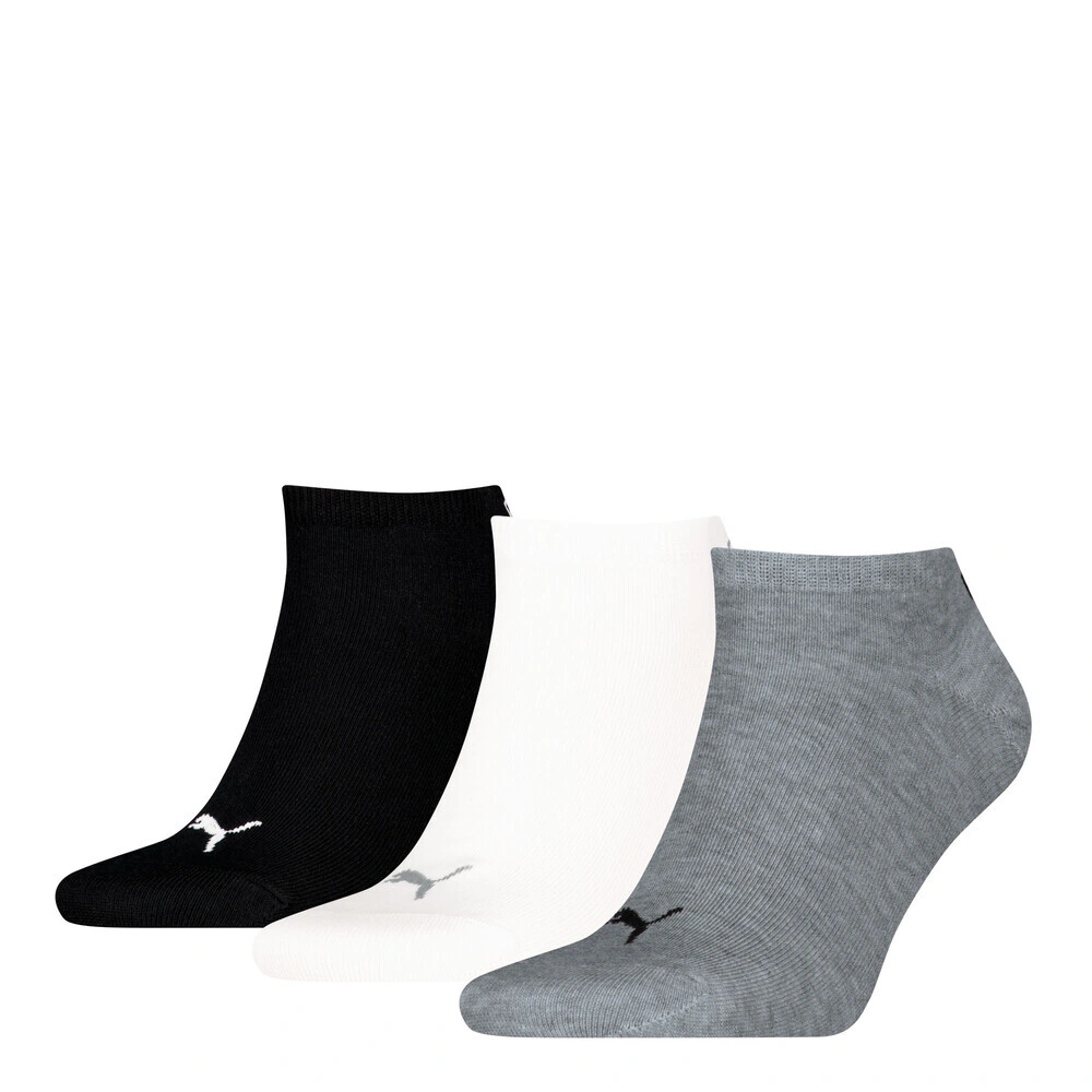 MEDIAS UNISEX PUMA SNEAKER PLAIN NEBLA 35/38 - 3 PACK - 1