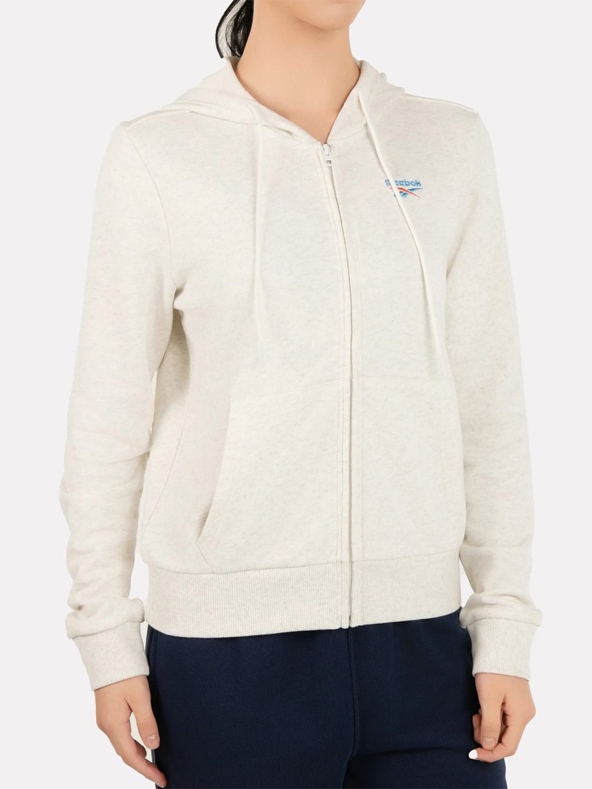 CASACA MUJER REEBOK RI SL FRENCH TERRY FZ - 3