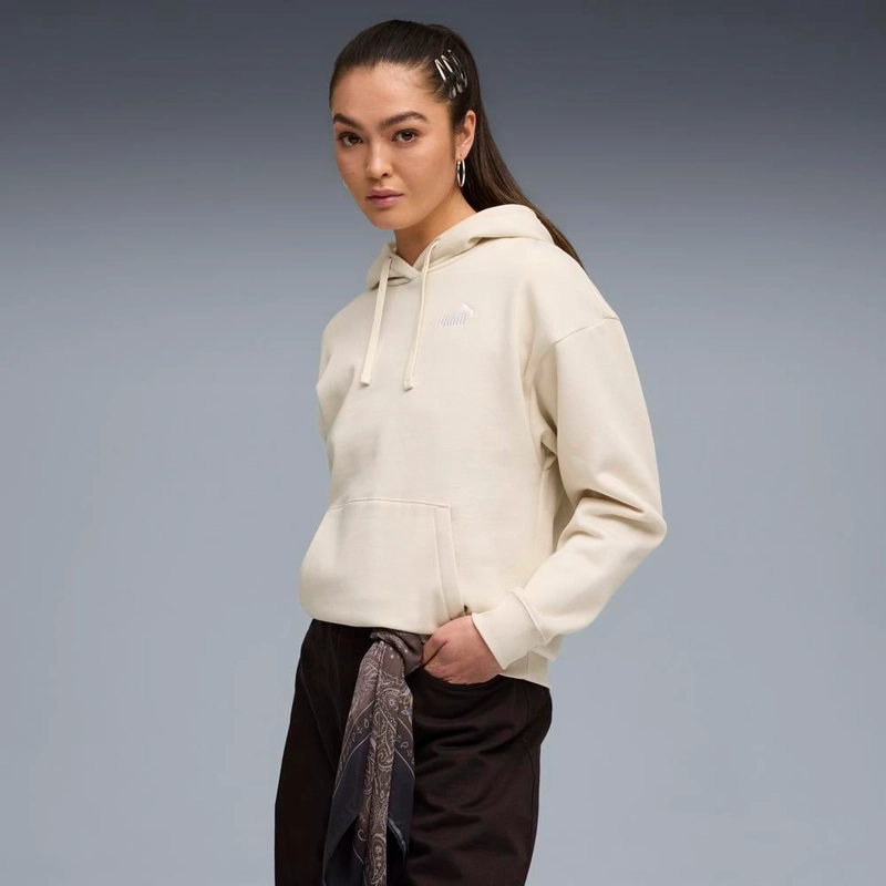 POLERÓN MUJER PUMA ESS SMALL NO. 1 LOGO COMFORT HOODIE FL - 1