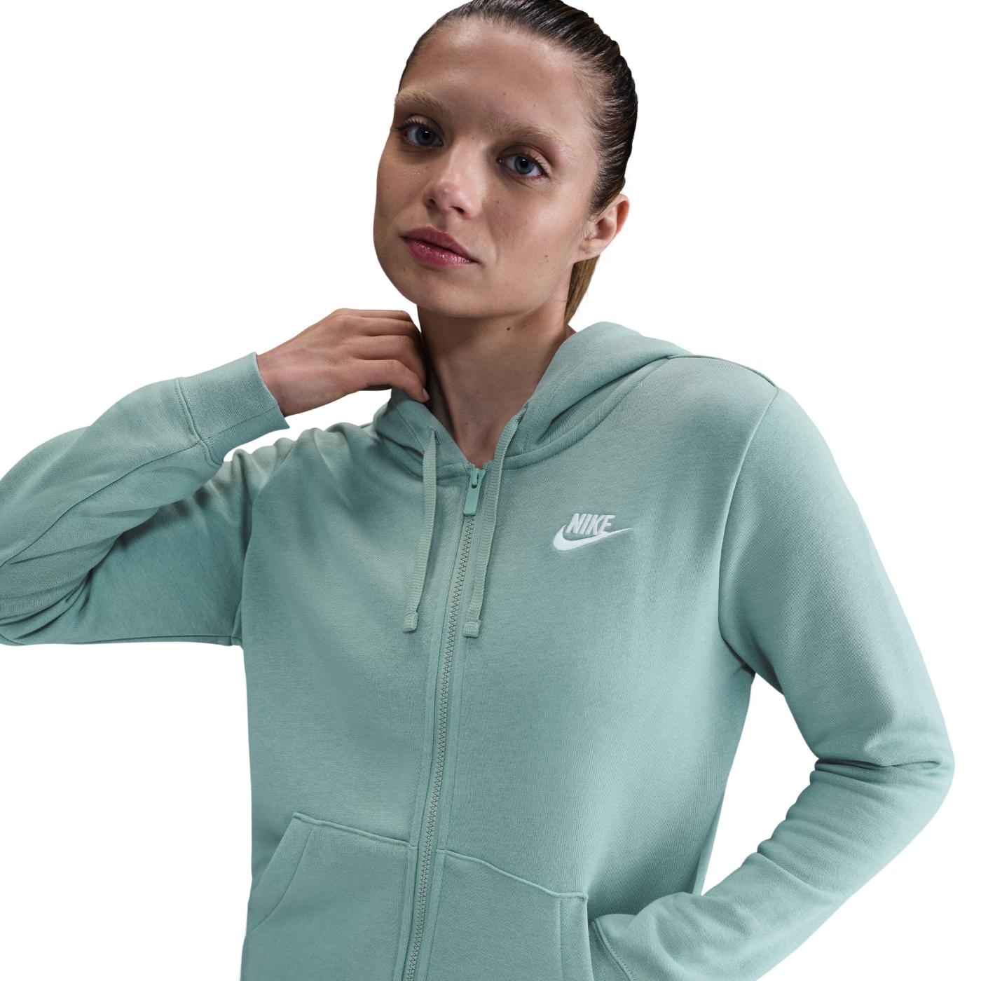 CASACA MUJER NIKE CLUB FLC FZ HOODIE STD - 2