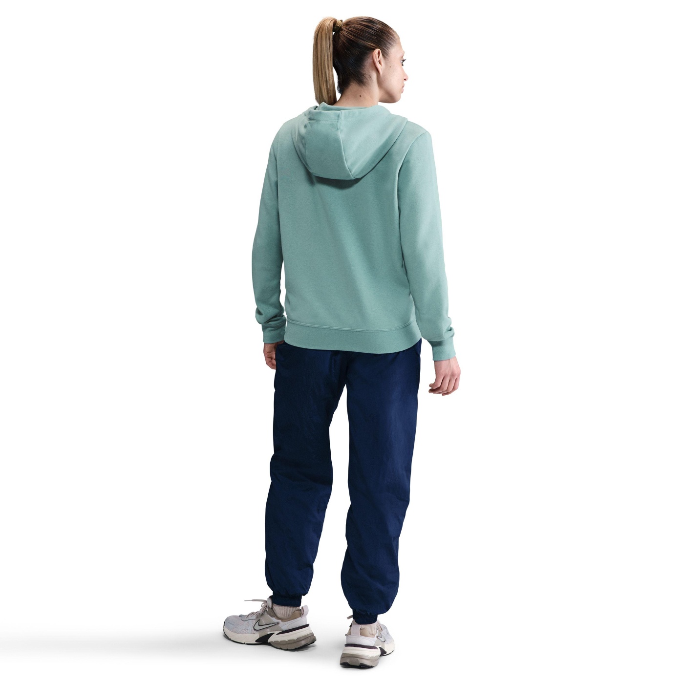 CASACA MUJER NIKE CLUB FLC FZ HOODIE STD - 4