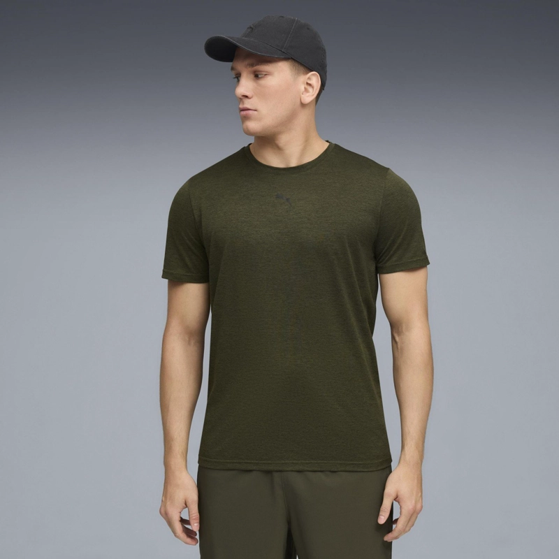 POLERA HOMBRE PUMA TAD ESSENTIALS HEATHER CAT TEE - 1