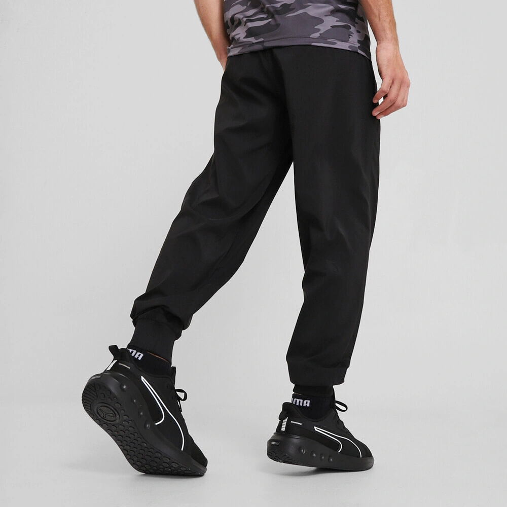 PANTALÓN BUZO ALGODÓN HOMBRE PUMA NEGRO TRAIN ESS PANTS - 2