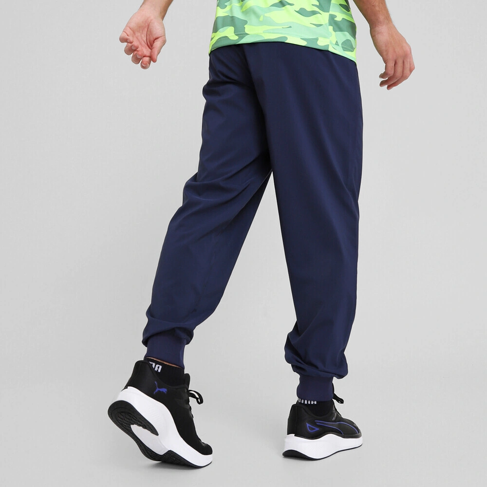 PANTALÓN BUZO ALGODÓN HOMBRE PUMA AZUL TRAIN ESS PANTS - 2