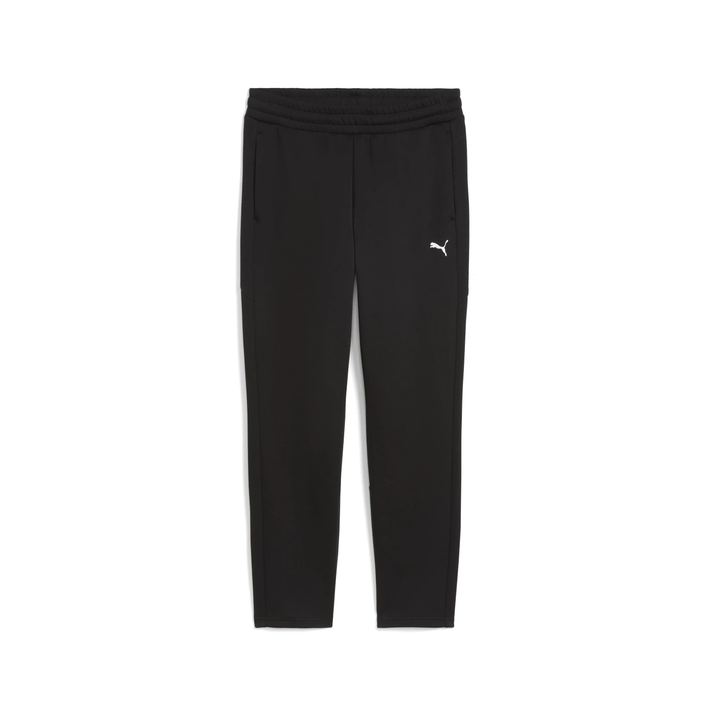 PANTALÓN BUZO ALGODÓN MUJER PUMA NEGRO EVOSTRIPE SWEATPANTS DK OP - 4