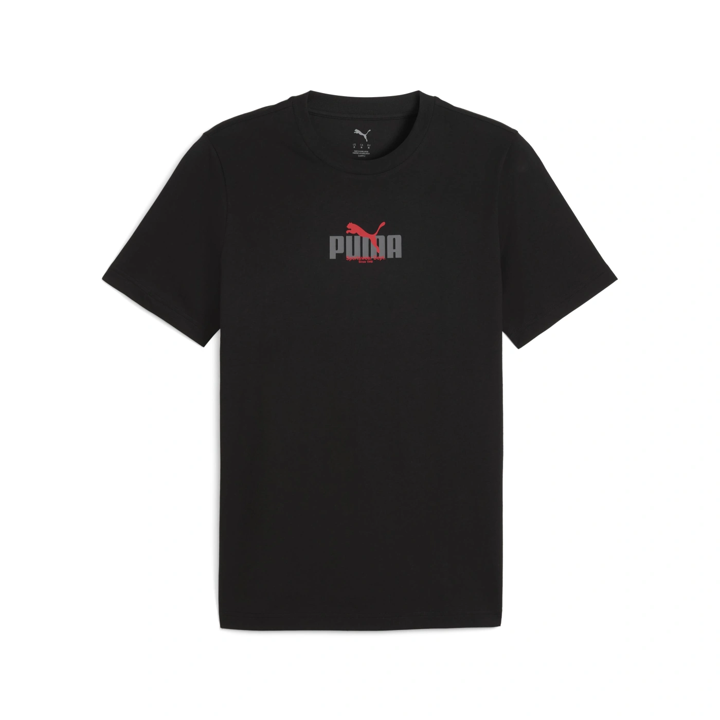 POLERA HOMBRE PUMA NEGRO GRAPHIC WORDING TEE - 1