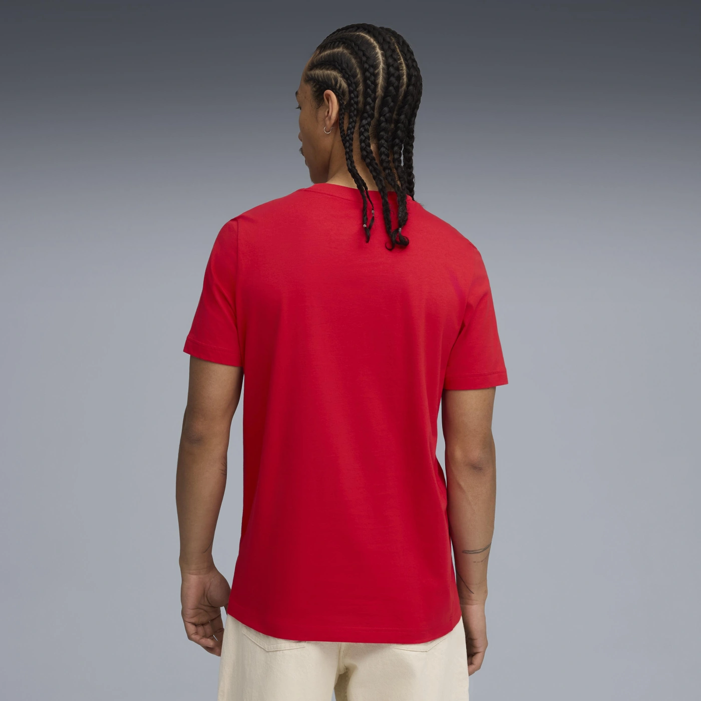 POLERA HOMBRE PUMA ROJO GRAPHIC WORDING TEE - 2