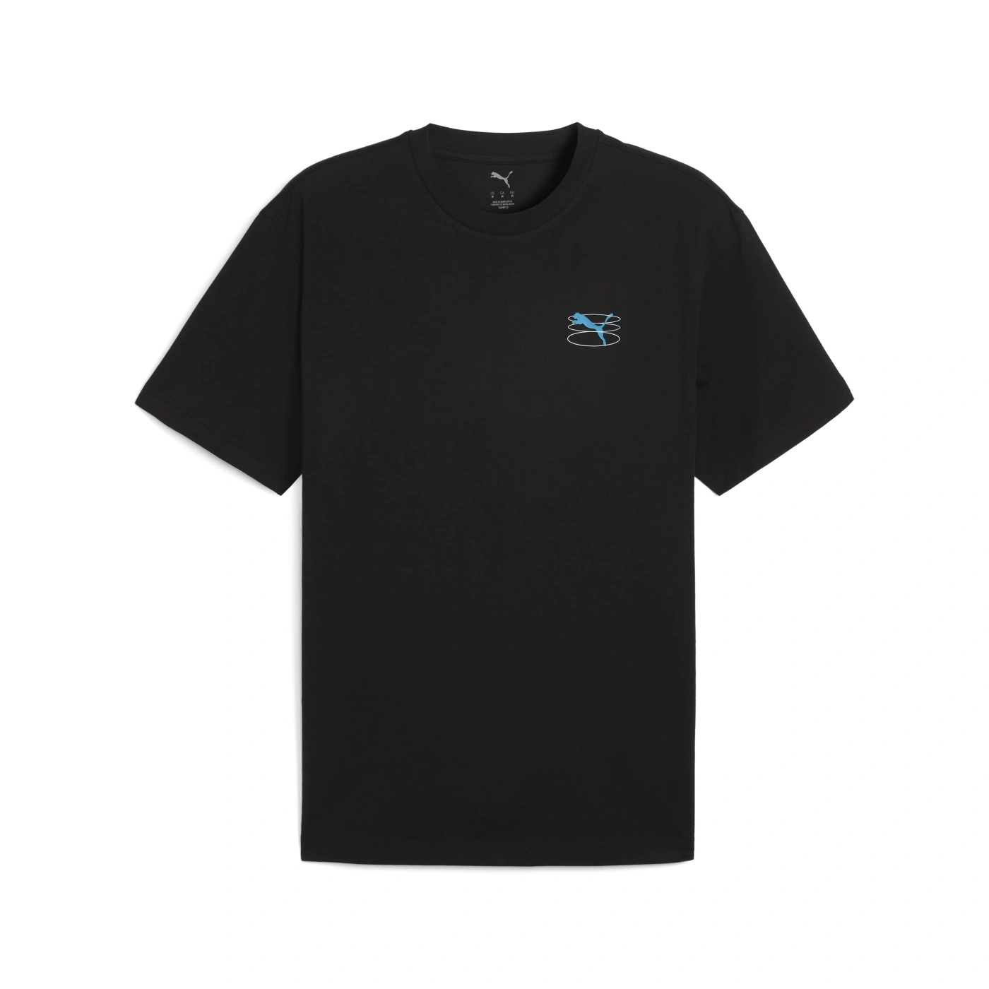 POLERA HOMBRE PUMA NEGRO GRAPHIC GRID TEE - 4