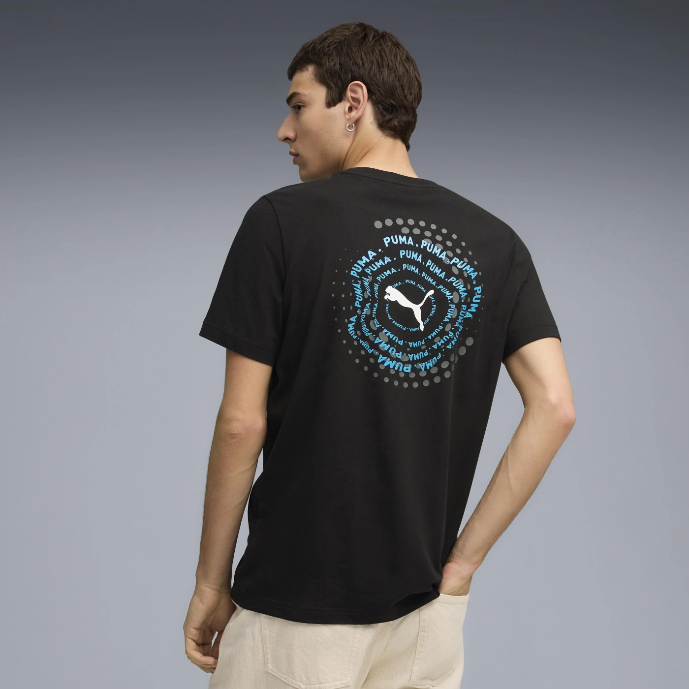 POLERA HOMBRE PUMA NEGRO GRAPHIC EXECUTION TEE - 2