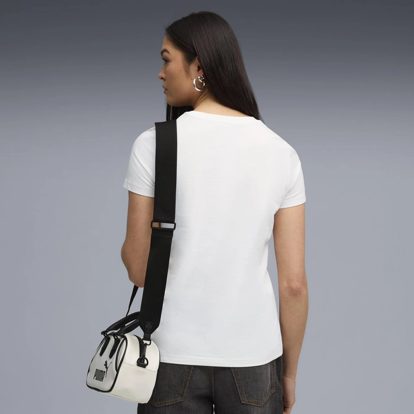 POLERA MUJER PUMA BLANCO GRAPHIC GRADIENT TEE - 2
