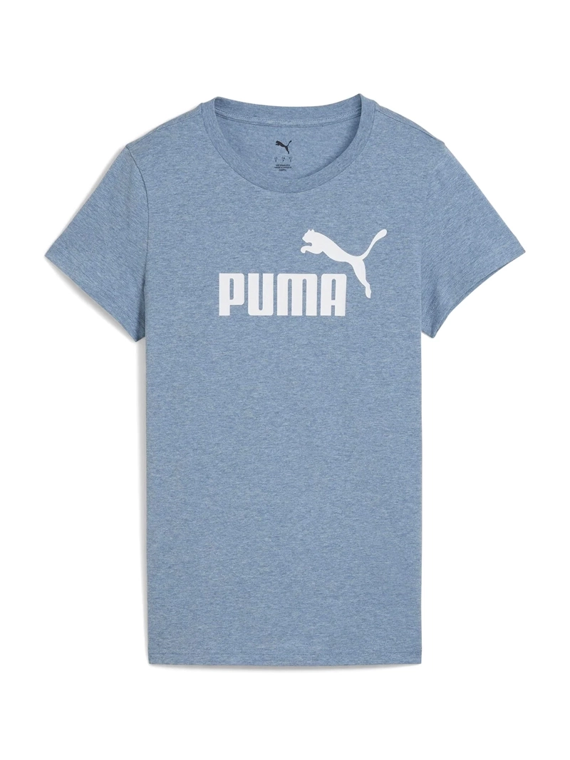 POLERA MUJER PUMA ESS NO. 1 LOGO HEATHER TEE - 1