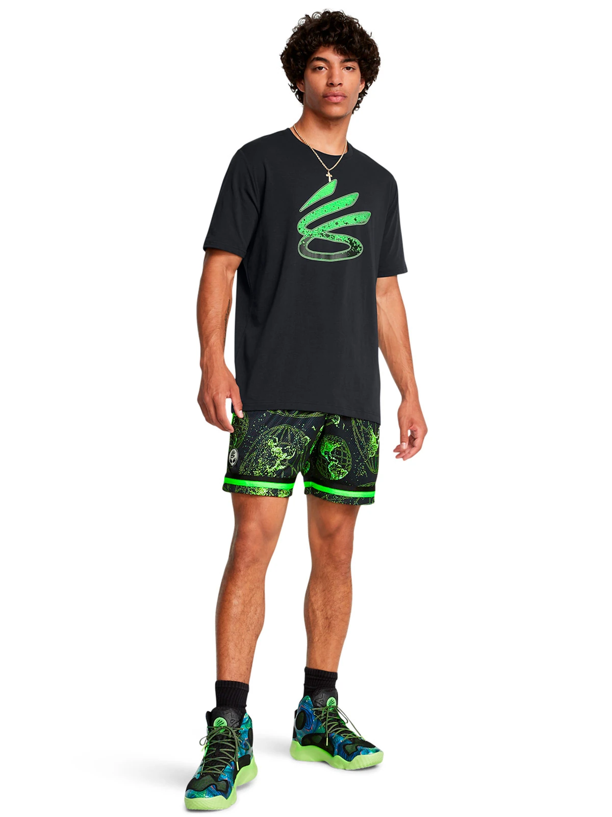 CAMISETA ALGODÓN HOMBRE UNDER ARMOUR CURRY LOGO - 7