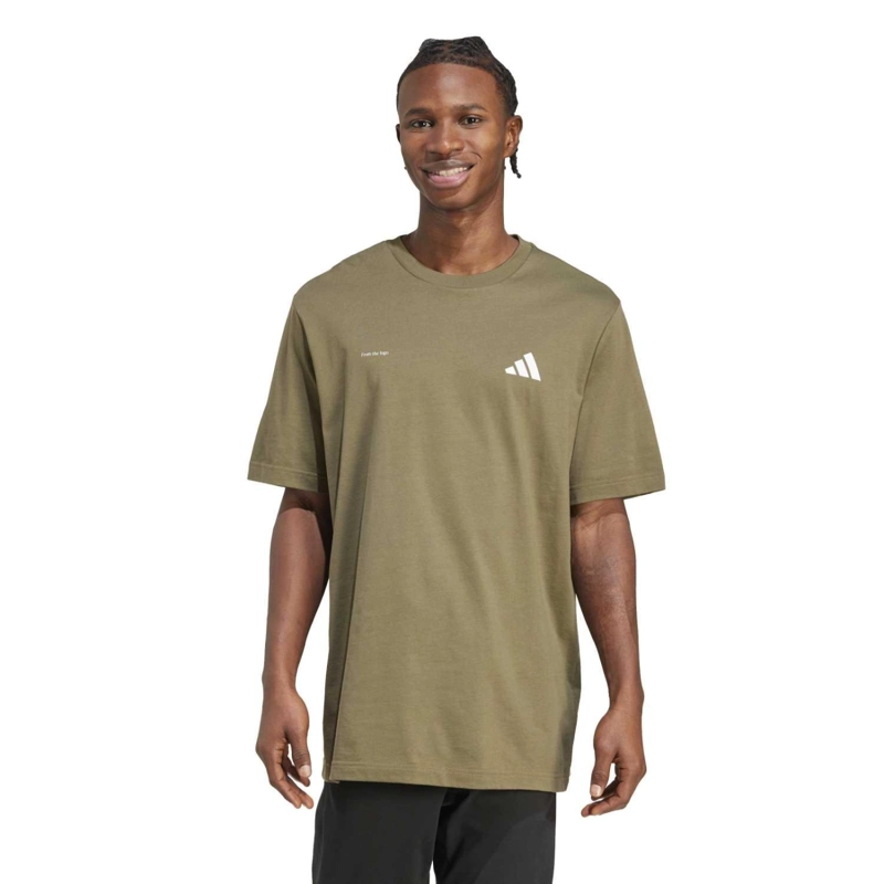 POLO HOMBRE ADIDAS LENS POWER OF THREE HOOP GRAPHIC - 1