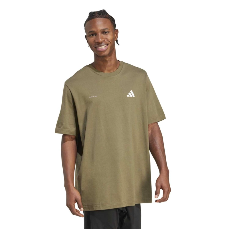 POLO HOMBRE ADIDAS LENS POWER OF THREE HOOP GRAPHIC - 3