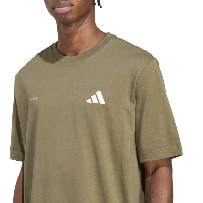 POLO HOMBRE ADIDAS LENS POWER OF THREE HOOP GRAPHIC - 4