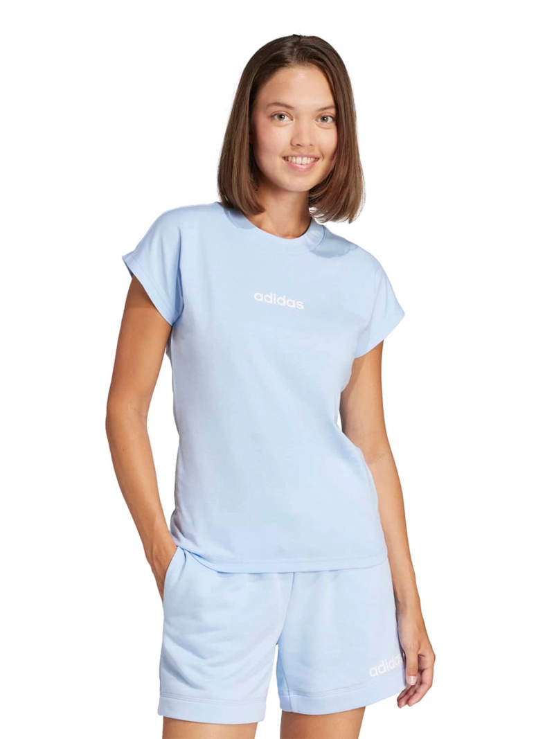 POLO DEPORTIVO DE ALGODÓN MUJER ADIDAS ESSENTIALS LINEAR - 1