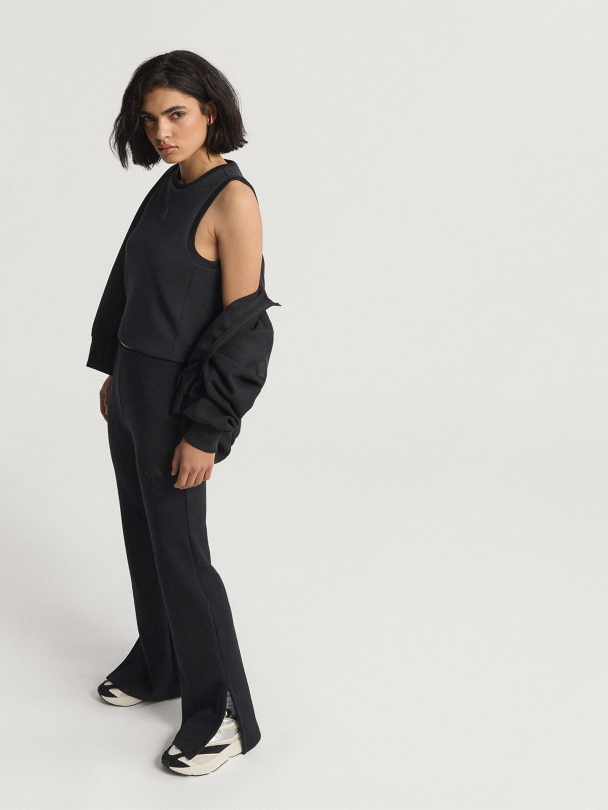 PANTALONES DE BUZO URBANO MUJER ADIDAS SOFT LUX - 9