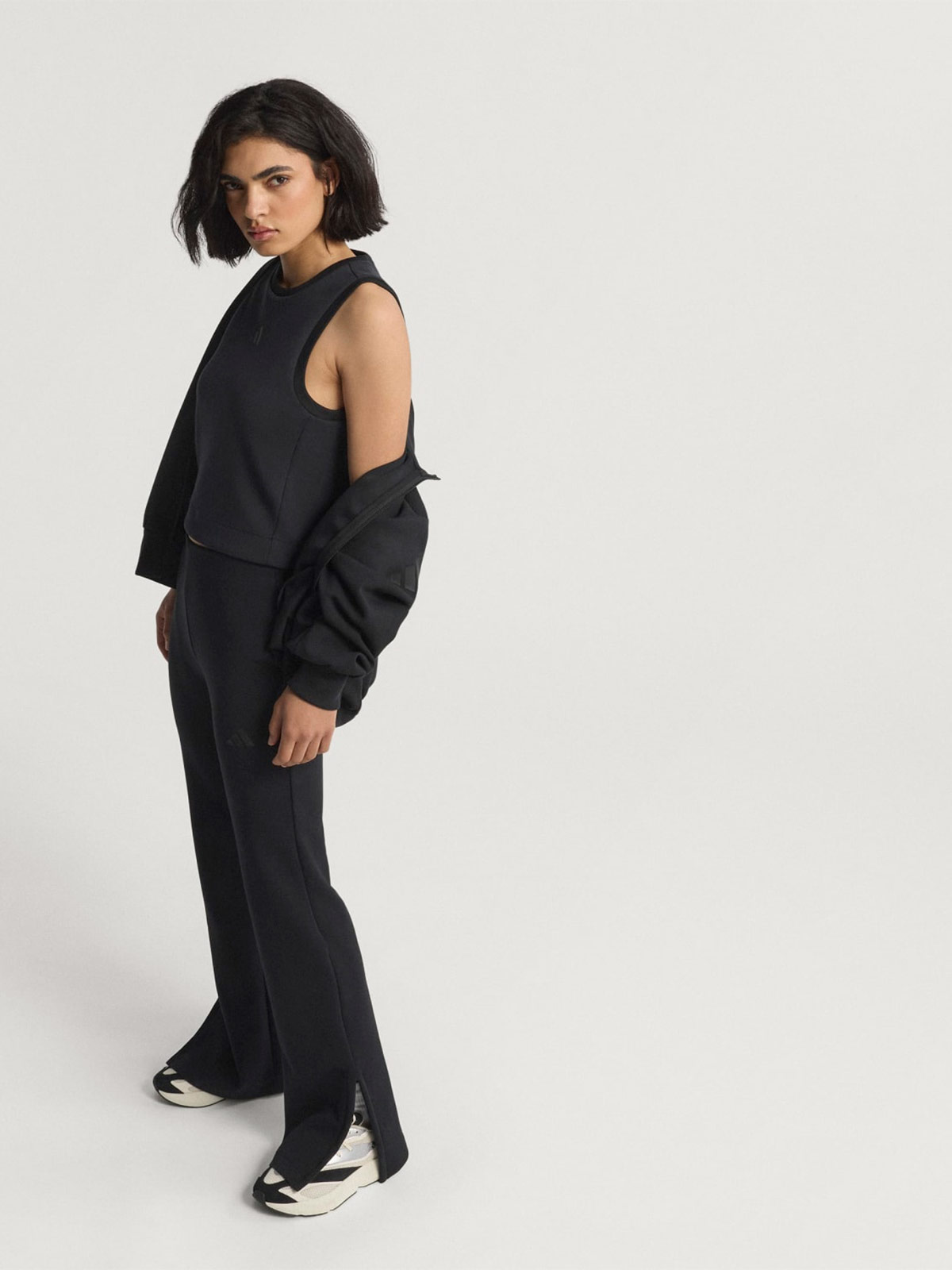 PANTALONES DE BUZO URBANO MUJER ADIDAS SOFT LUX - 9