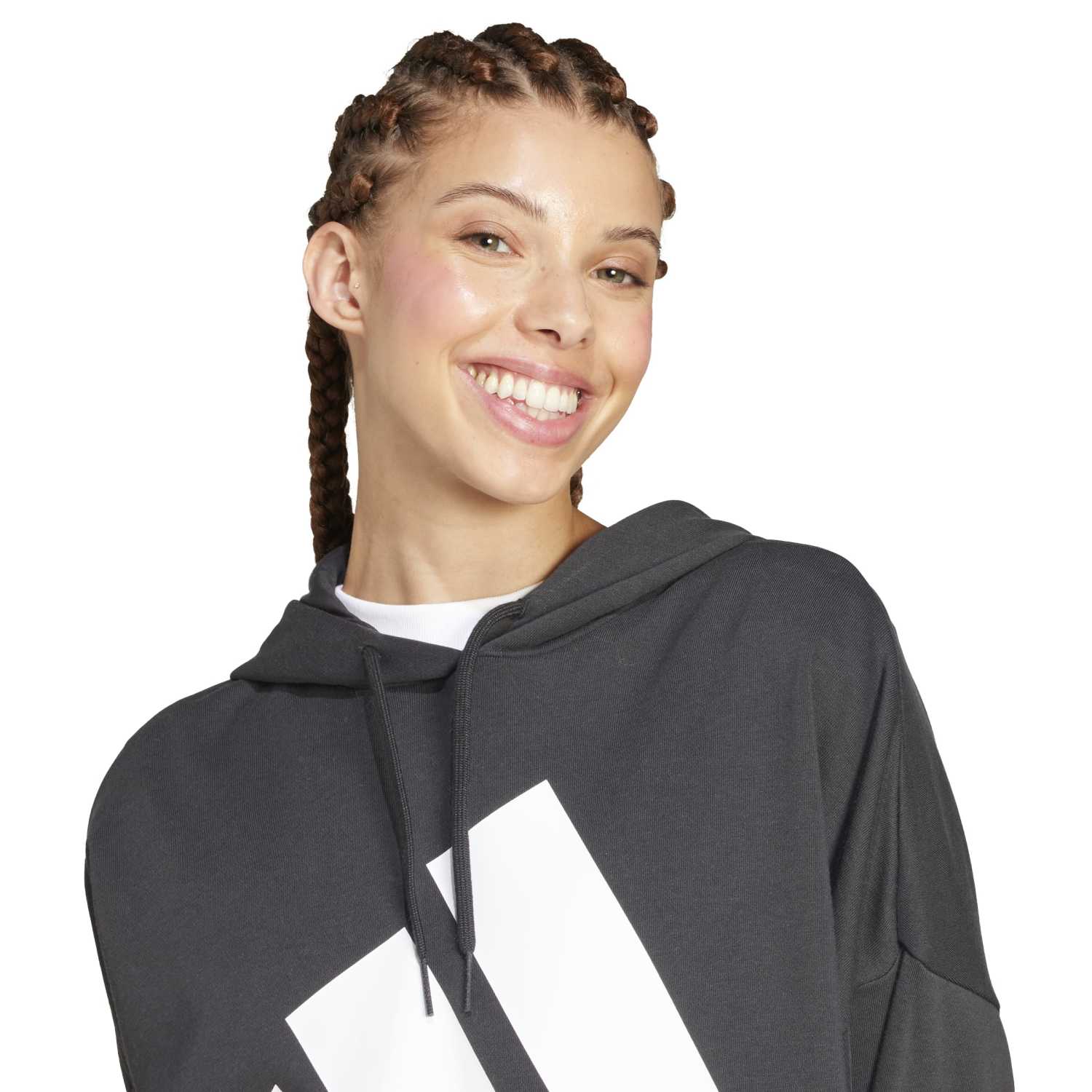 SUDADERA DEPORTIVA URBANO MUJER ADIDAS BIG LOGO FRENCH TERRY LOOSE - 4