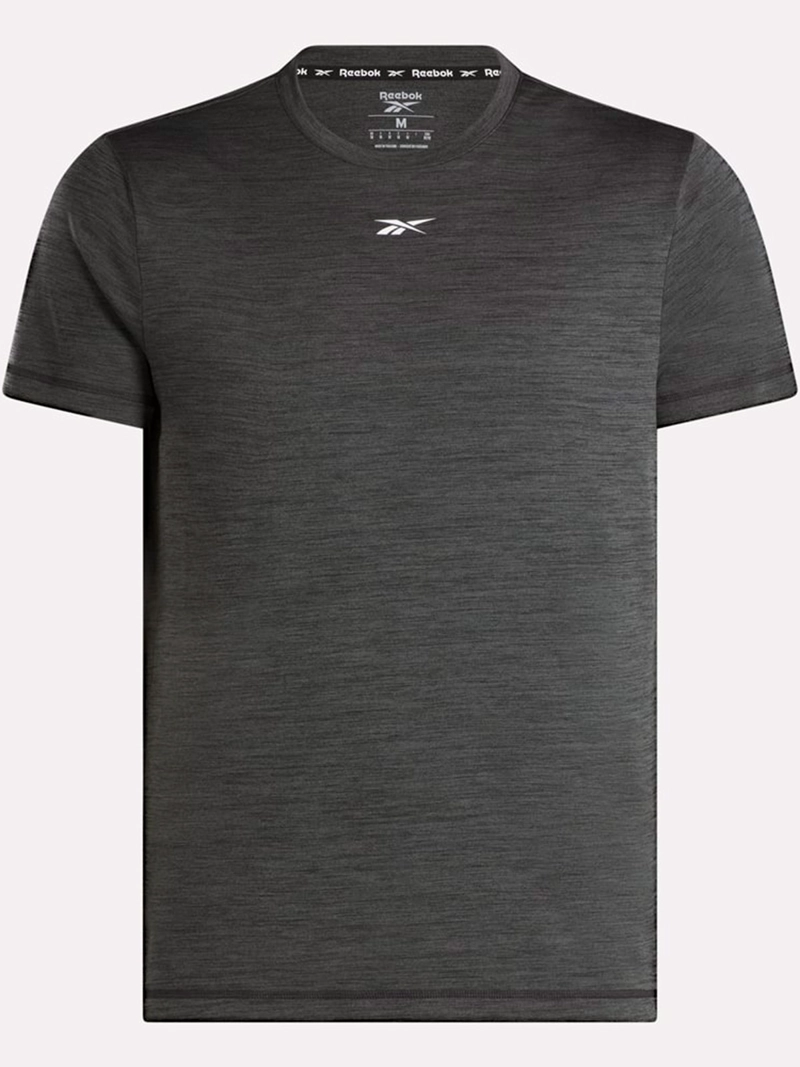 POLO HOMBRE REEBOK ID TRAIN MELANGE TECH TEE - 4
