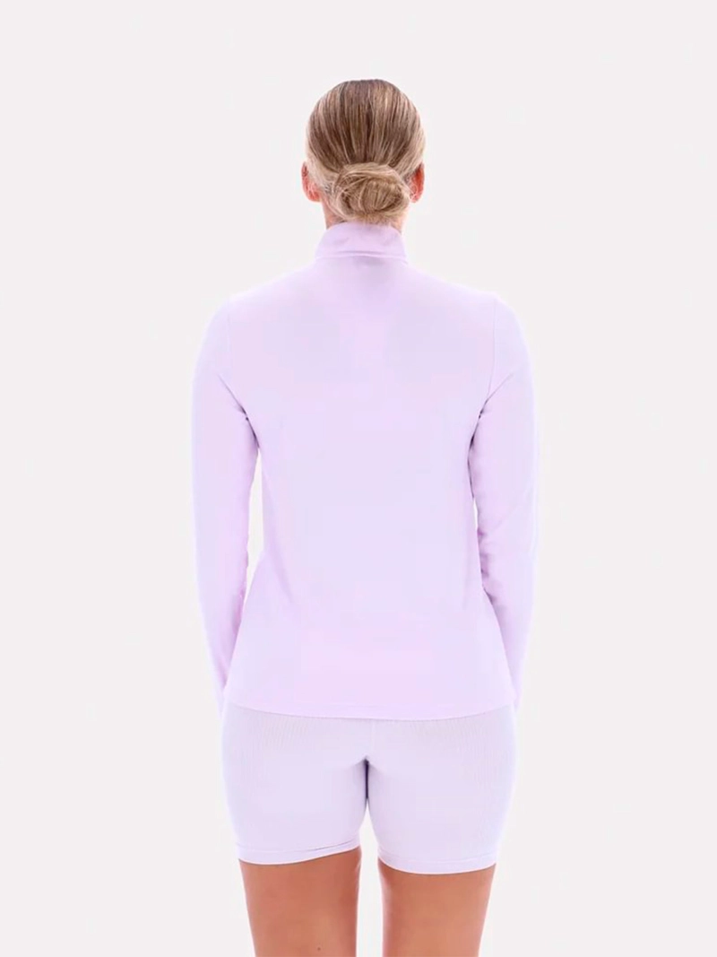 CASACA MUJER REEBOK CORE 1/4 ZIP LS MOCK NECK TOP - 2