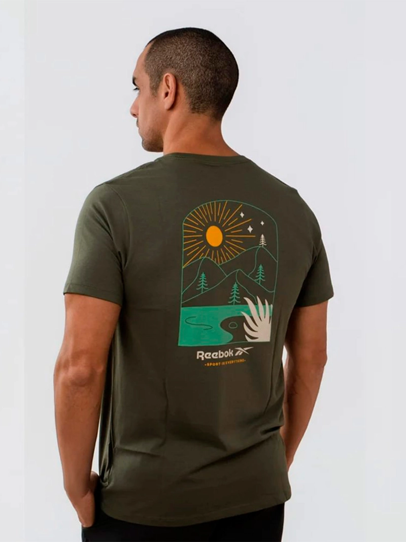 POLO HOMBRE REEBOK NATURE GRAPHIC SUN - 2