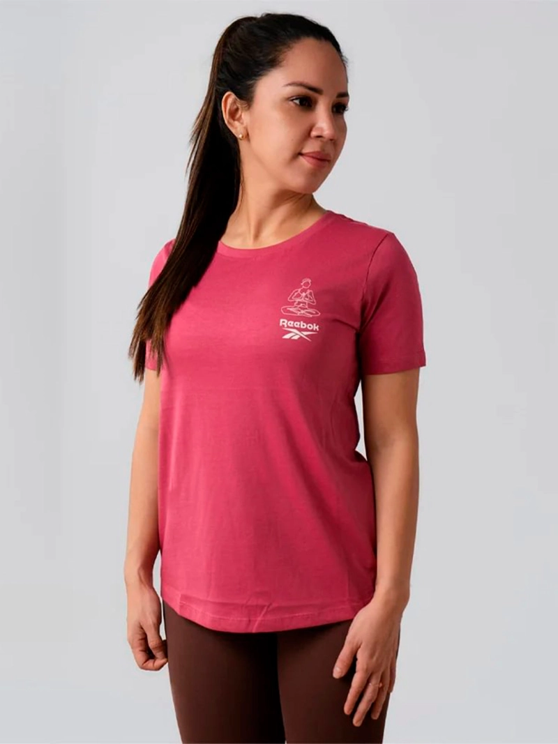 POLO MUJER REEBOK YOGA GRAPHIC - 1