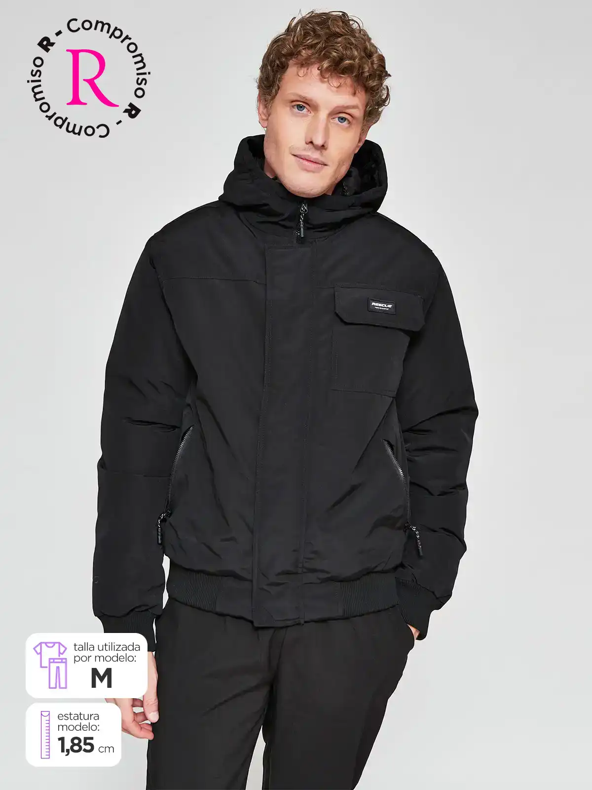 CASACA DEPORTIVA HOMBRE RESCUE AMET - 1