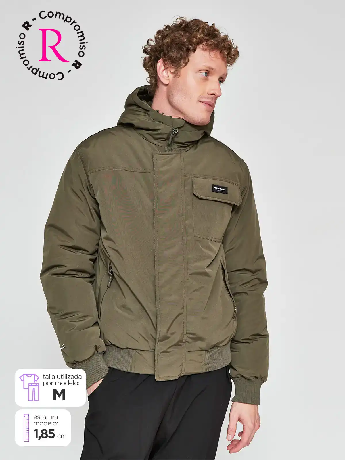 CASACA DEPORTIVA HOMBRE RESCUE AMET - 1