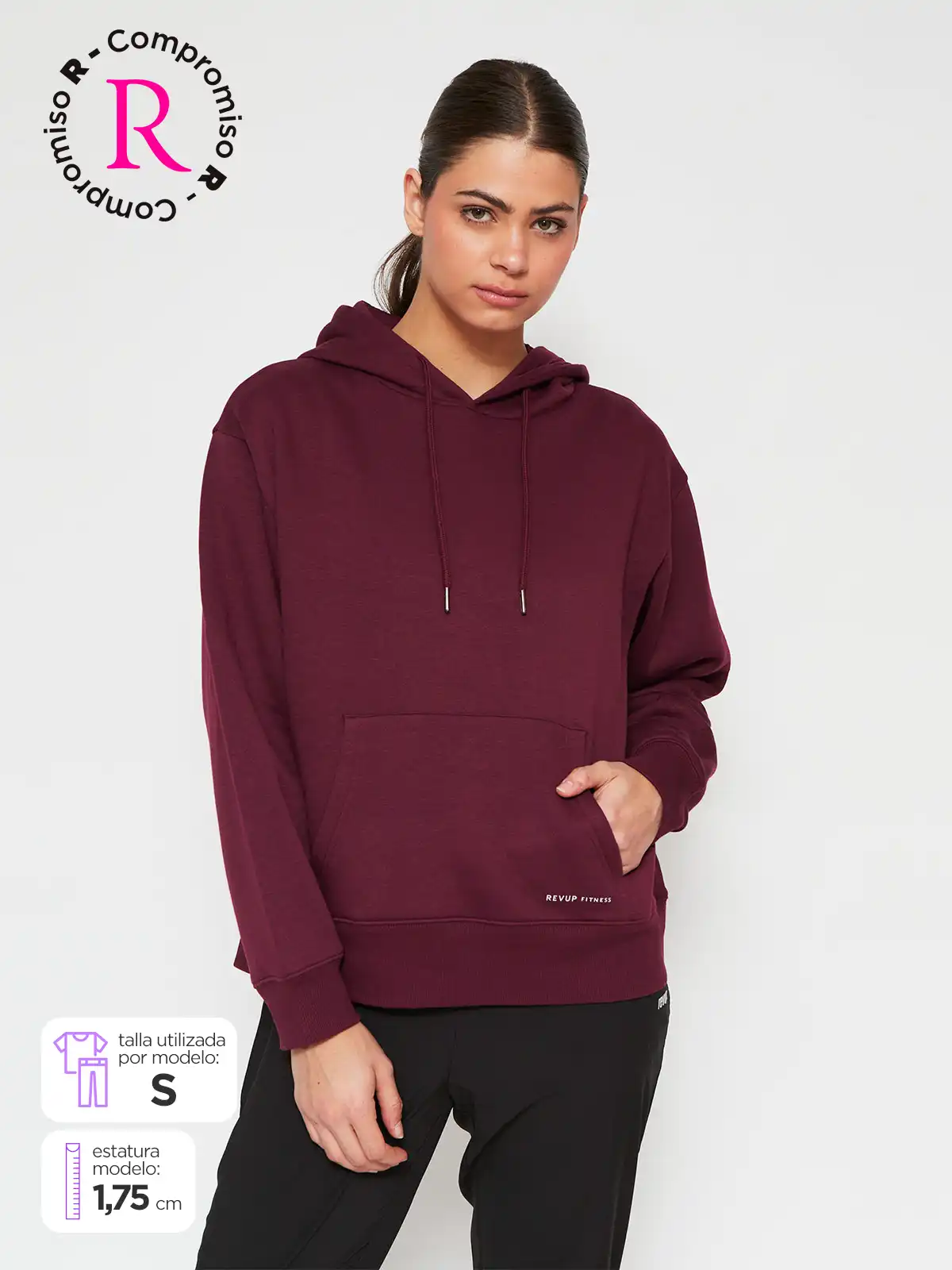 POLERA DEPORTIVA MUJER REVUP MANGA LARGA EMESA - 1