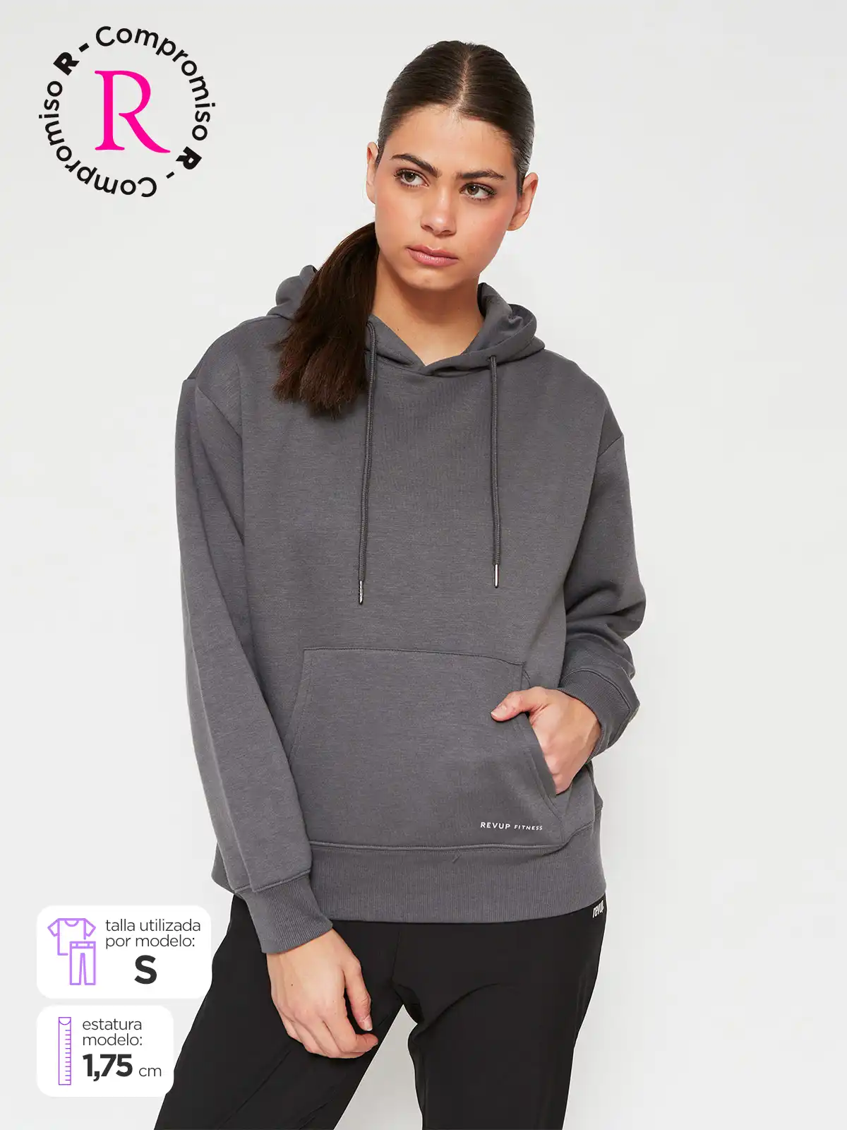 POLERA DEPORTIVA MUJER REVUP MANGA LARGA EMESA - 1