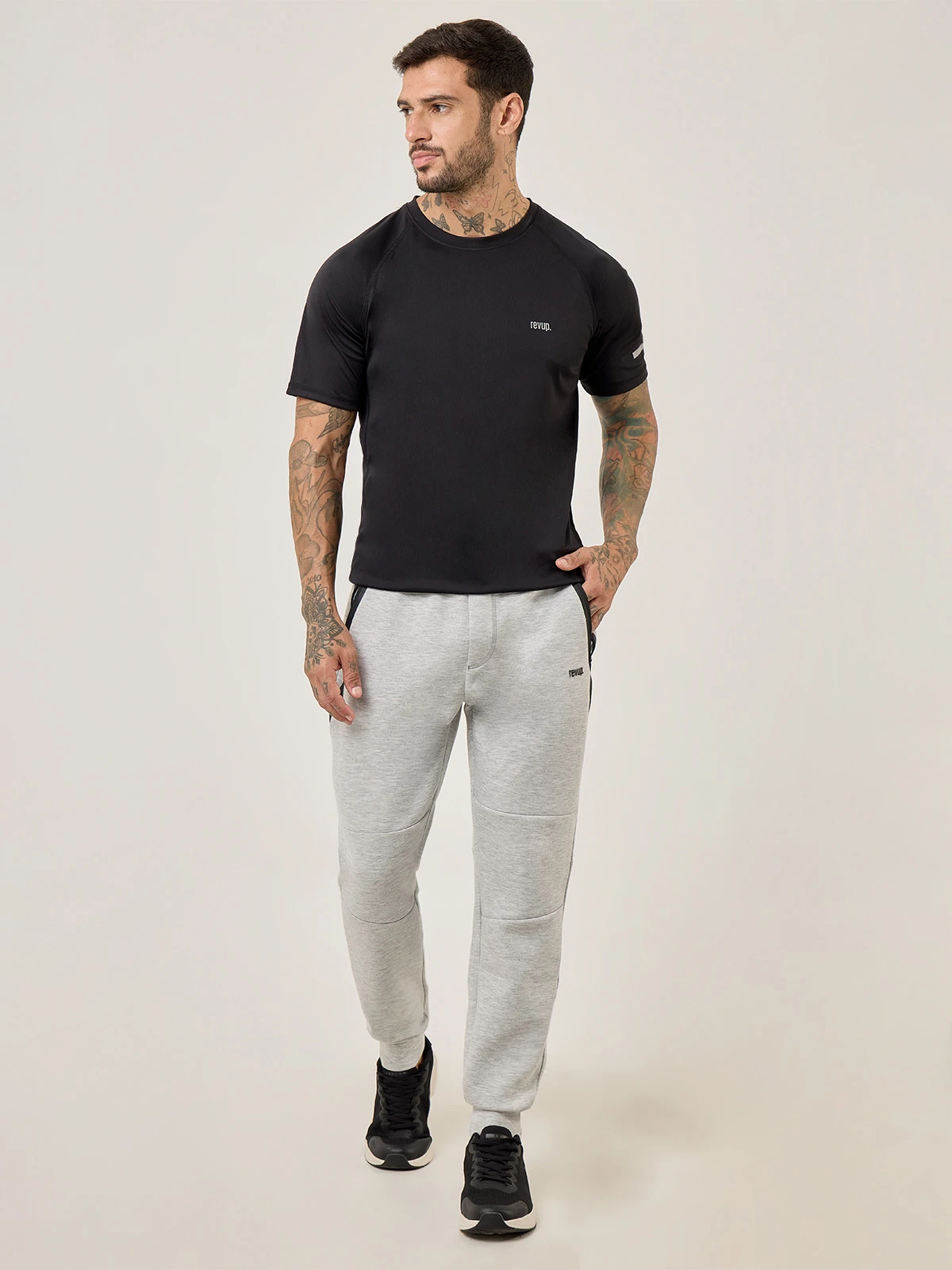 PANTALÓN BUZO HOMBRE REVUP CORTES - 5