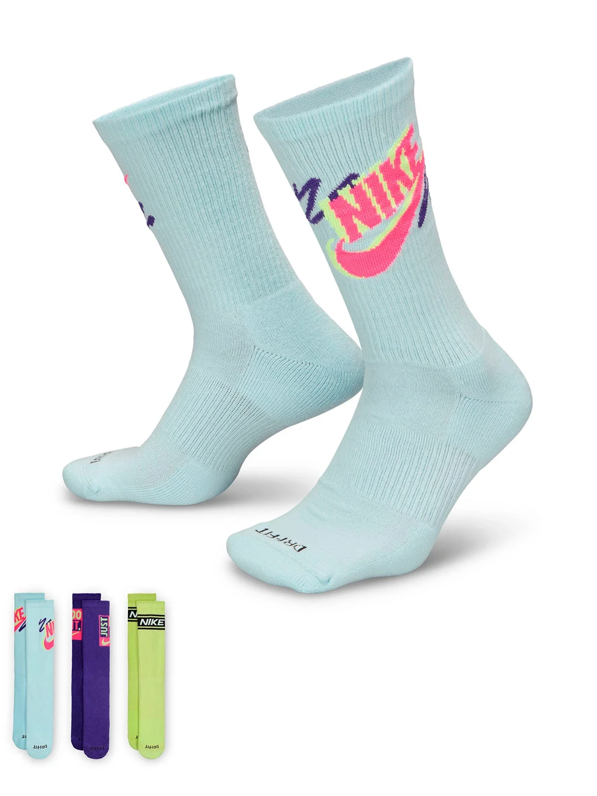 PACK 3 MEDIAS NIKE PLUS CREW SPORT 144 - 1