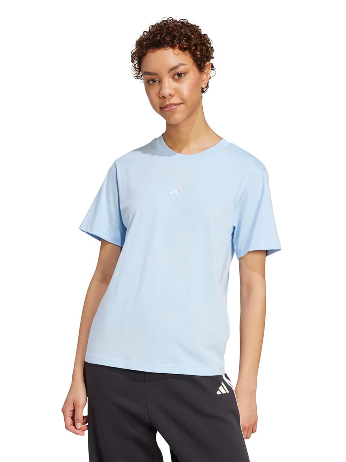 POLO MUJER ADIDAS AZUL ESSENTIALS - 1