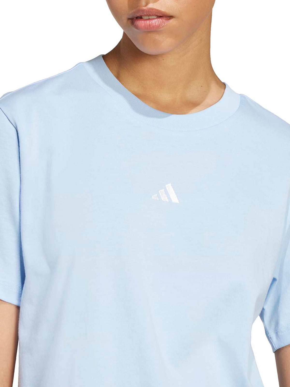 POLO MUJER ADIDAS AZUL ESSENTIALS - 4