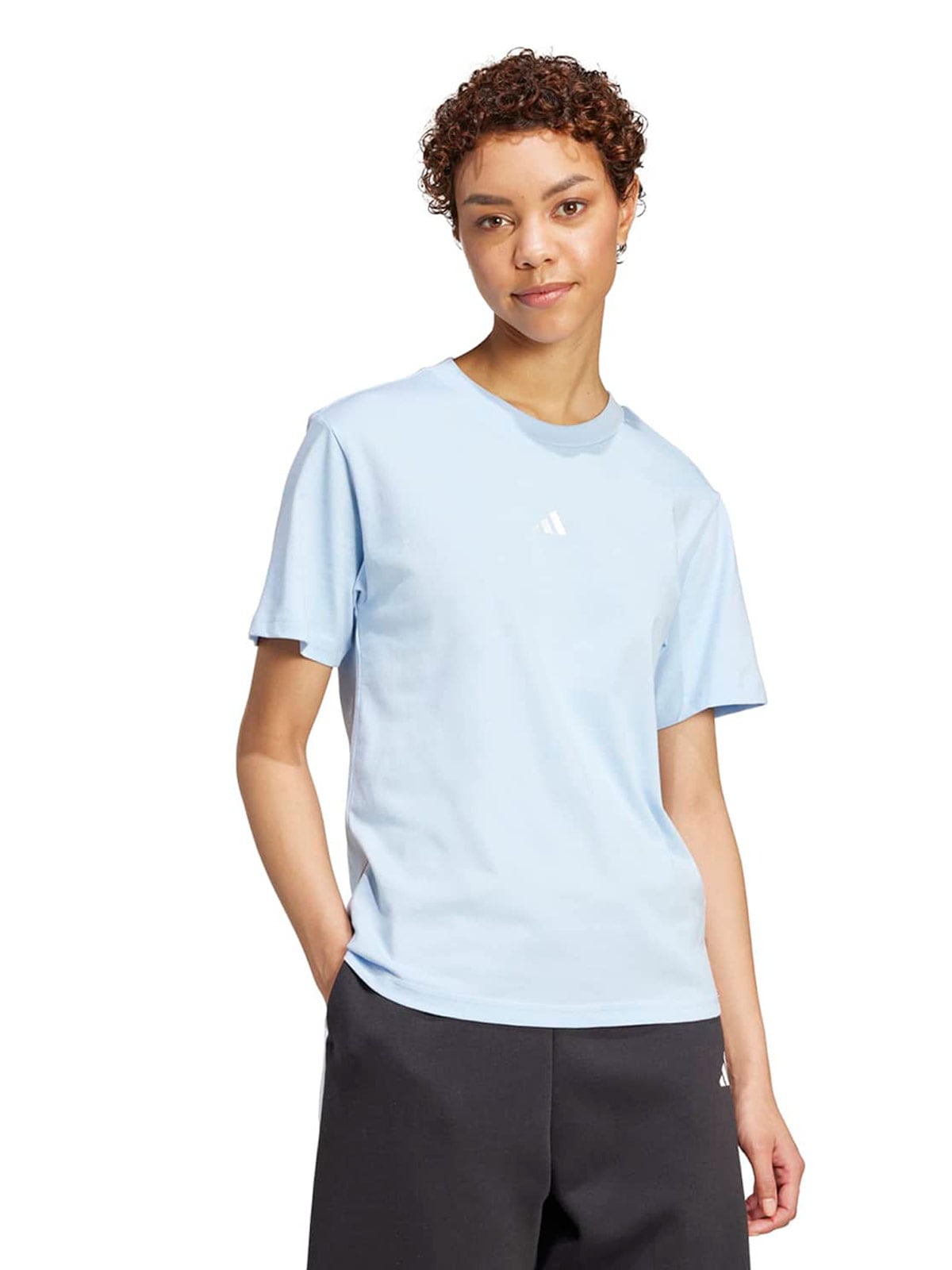 POLO MUJER ADIDAS AZUL ESSENTIALS - 2