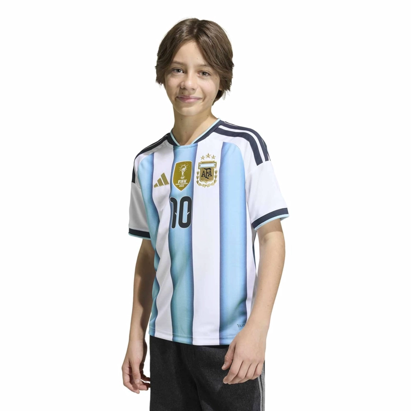CAMISETA FÚTBOL LOCAL SELECCIÓN ARGENTINA 26 MESSI NIÑOS ADIDAS - 1