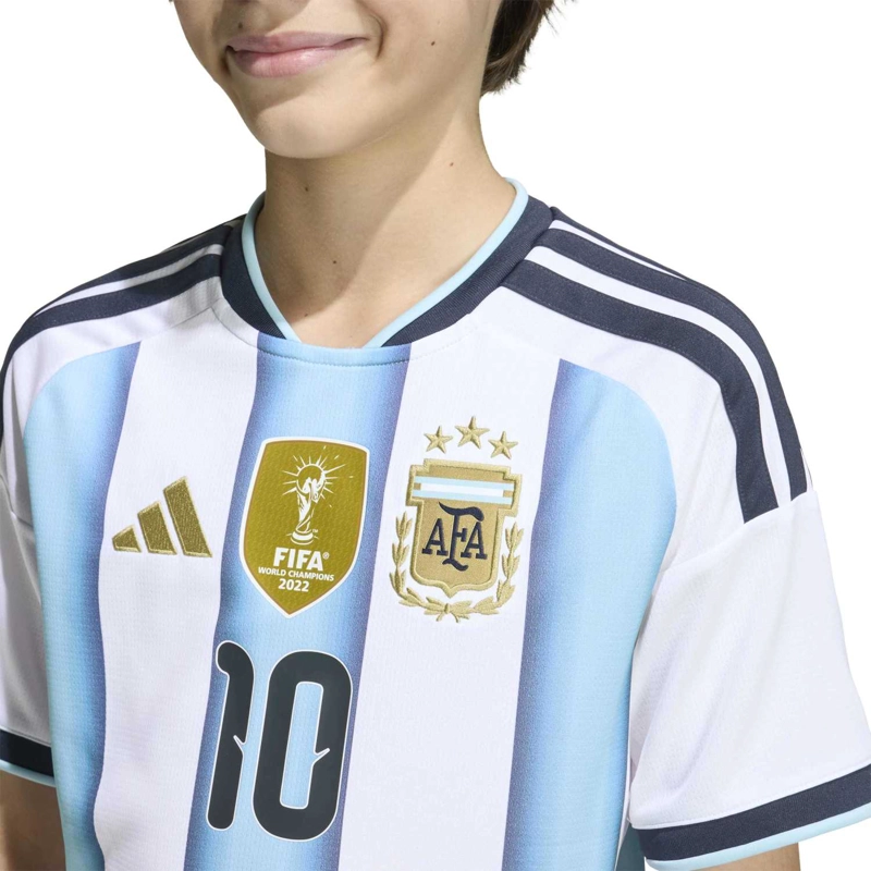 CAMISETA FÚTBOL LOCAL SELECCIÓN ARGENTINA 26 MESSI NIÑOS ADIDAS - 3