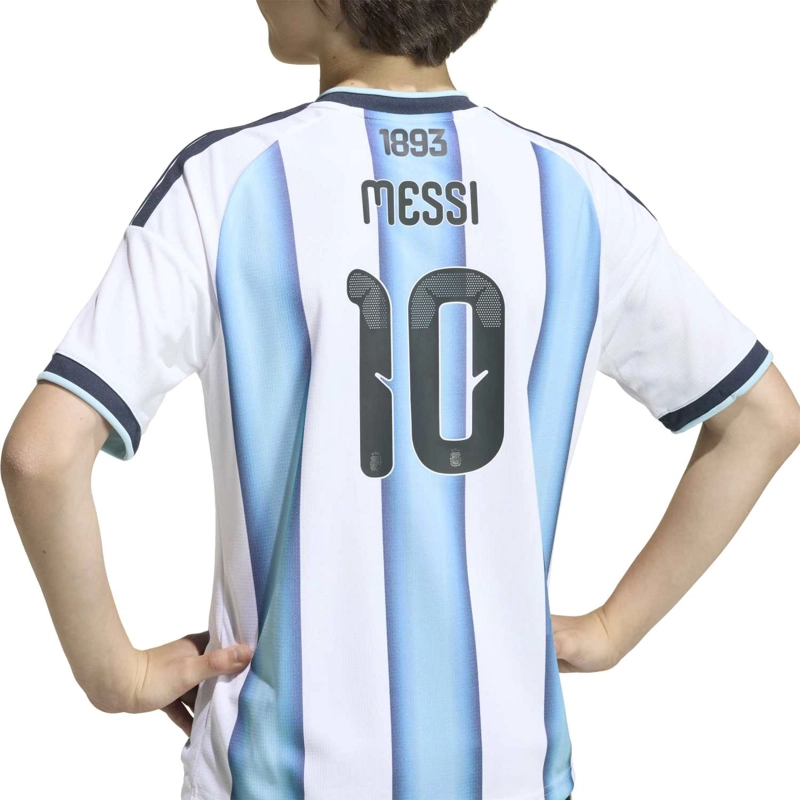 CAMISETA FÚTBOL LOCAL SELECCIÓN ARGENTINA 26 MESSI NIÑOS ADIDAS - 7