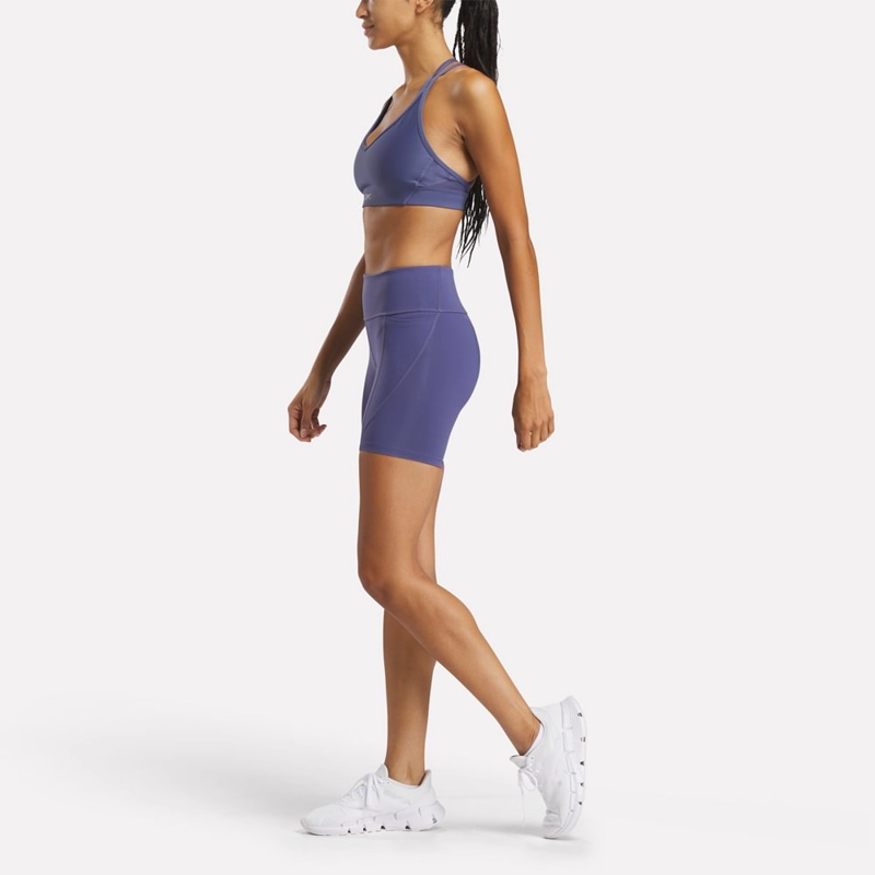 SHORT MUJER REEBOK LUX HIGH RISE BIKE SHORT - 3