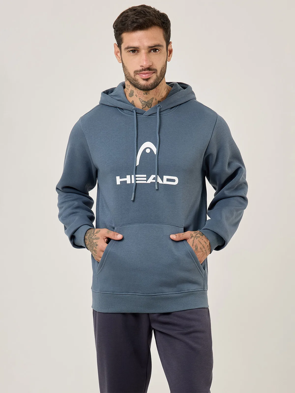POLERA DEPORTIVA HOMBRE HEAD CANGURO LOGO - 1
