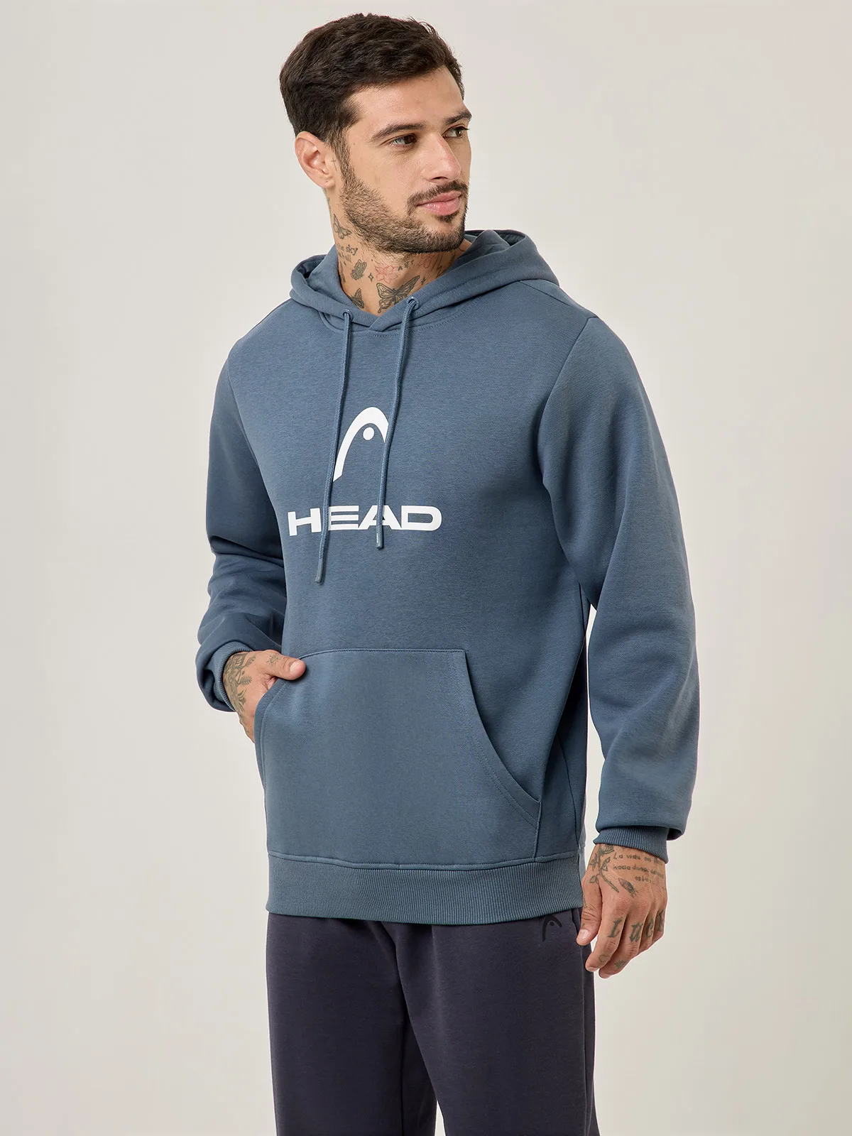 POLERA DEPORTIVA HOMBRE HEAD CANGURO LOGO - 3