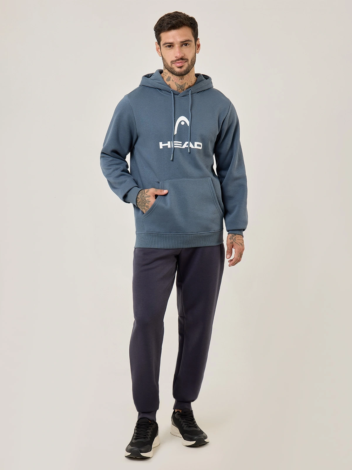 POLERA DEPORTIVA HOMBRE HEAD CANGURO LOGO - 5