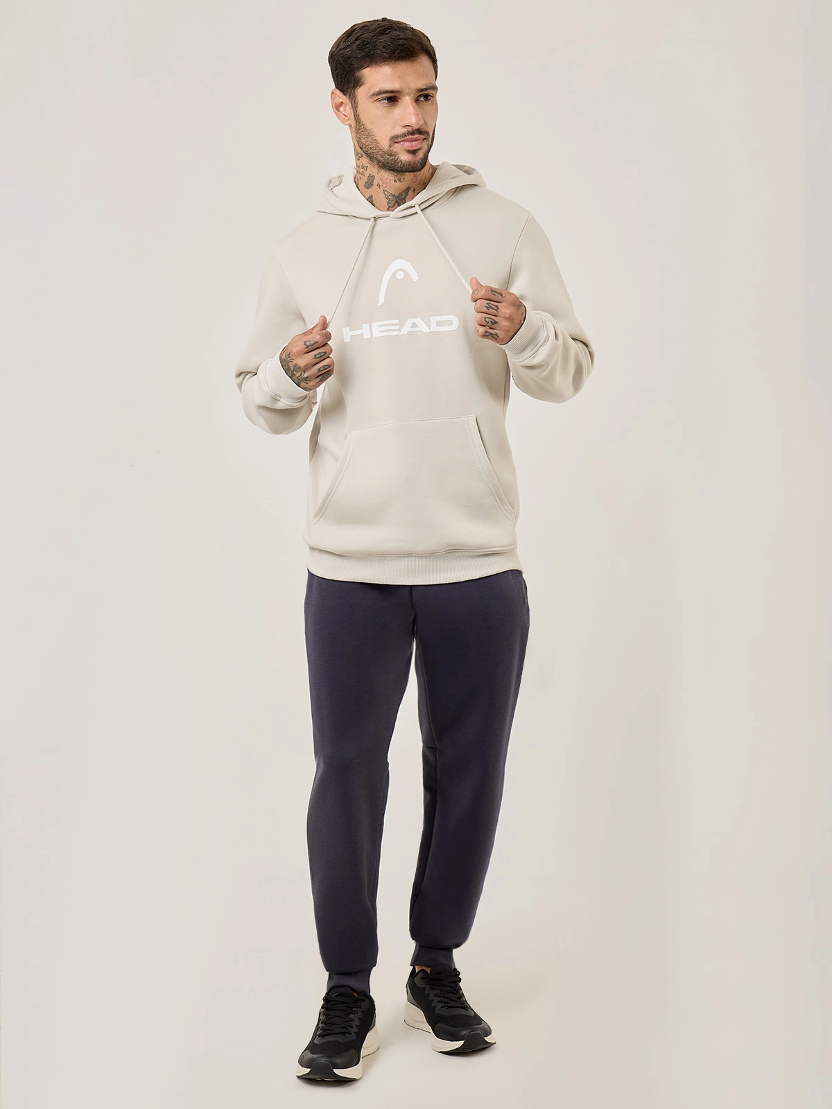 POLERA DEPORTIVA HOMBRE HEAD CANGURO LOGO - 5