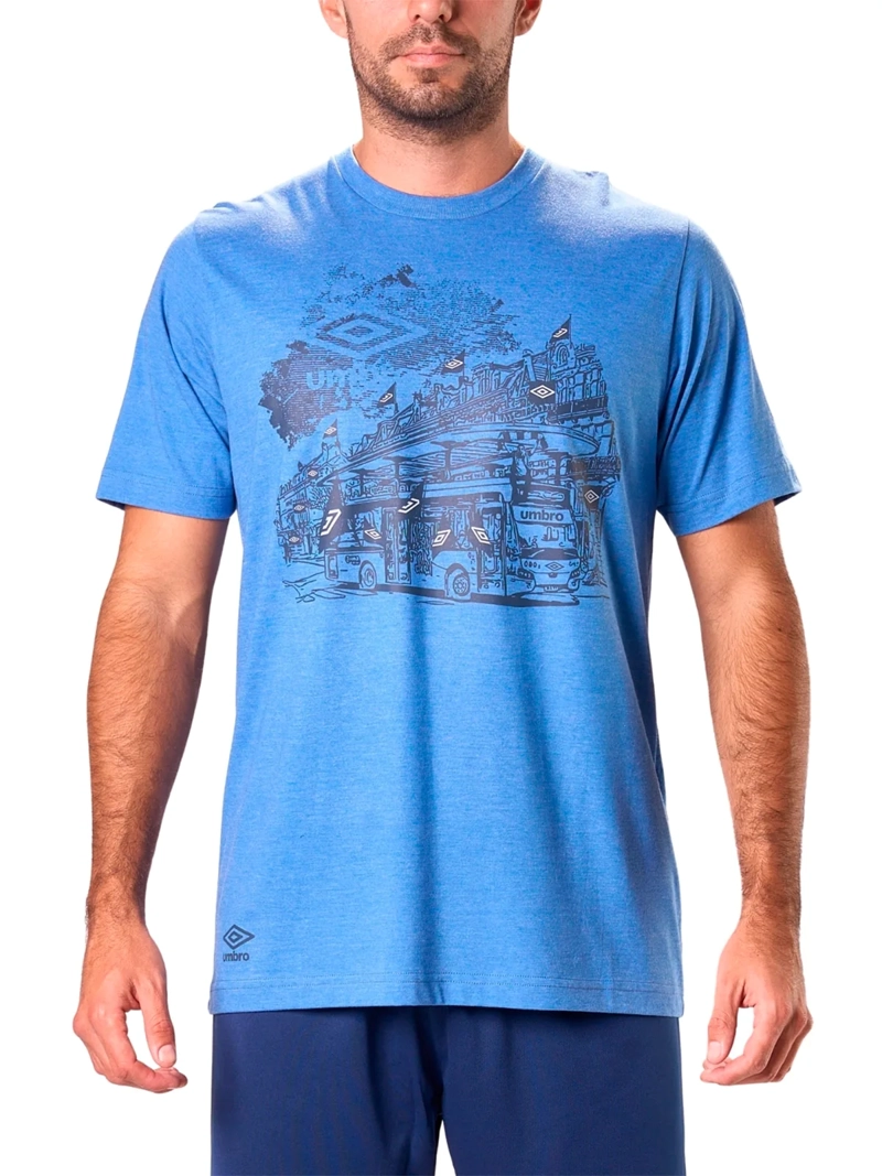 POLO ESTAMPADO HOMBRE UMBRO DR24026-TRM - 1