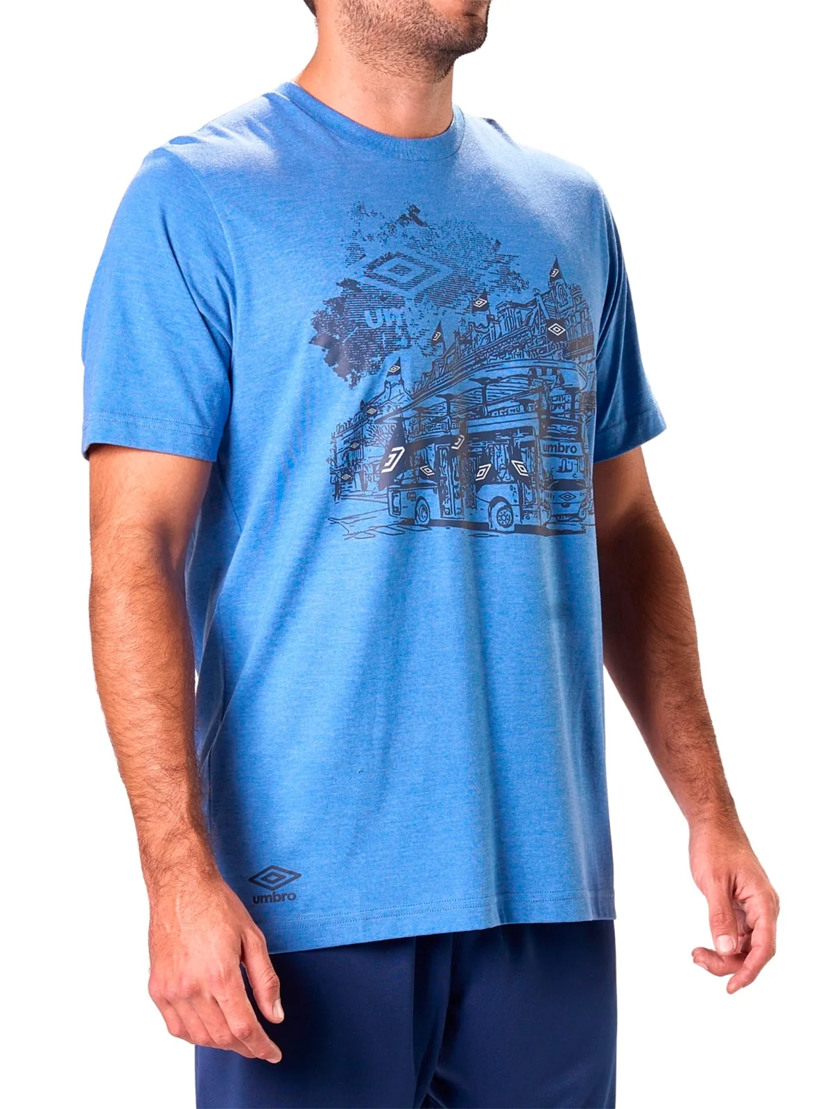 POLO ESTAMPADO HOMBRE UMBRO DR24026-TRM - 2