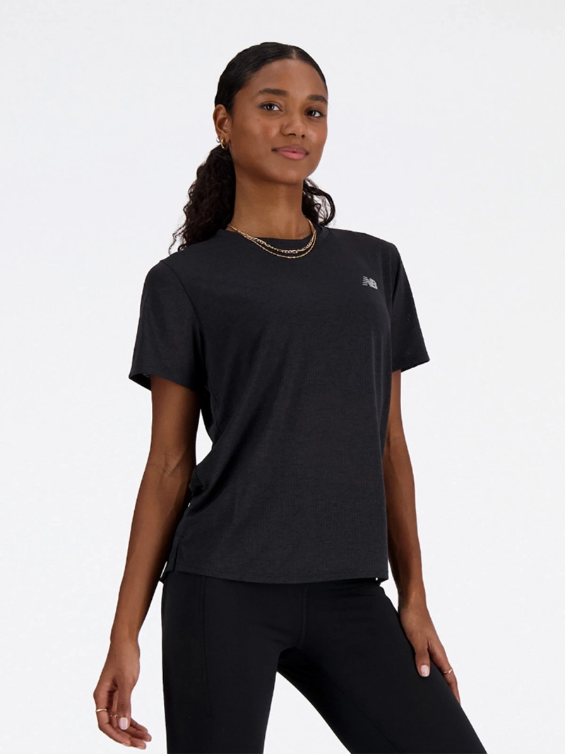 POLO MANGA CORTA MUJER NEW BALANCE WT41253BKH - 2